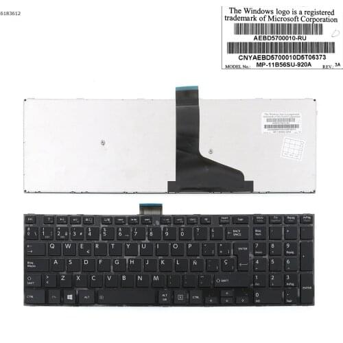SP Spanish Layout New Replacement Keyboard for Toshiba Satellite S70D-A S75-A S75t-A S75D-A e55d-a e55dt-a M55-a Laptop