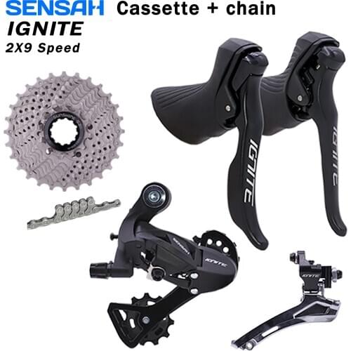 SENSAH IGNITE Road Bike Shifter Derailleurs 2x8 2x9 Speed Cassette Groupset Brake Lever For Bicycle 4700 5800 105 Empire Pro UT