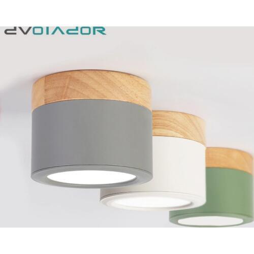 Surface Mounted ceiling led downlight Macaroon LED spot led lights 12W 5W Nordic led spot downlight for Indoor Foyer Bedroom