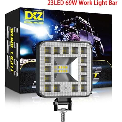 Working Light Bar, Square Spotlight, 12v, 24v Off-road Led Light Bar, Suitable For Truck Off-road 4x4 Four-wheel Drive Suv Atv4