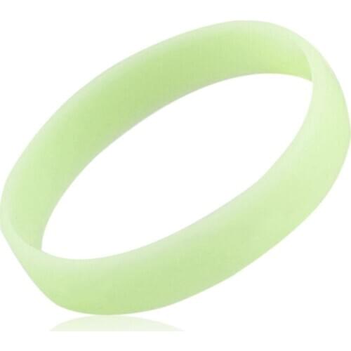 Mixed Color Luminous Elastic Rubber Wristband Bracelet