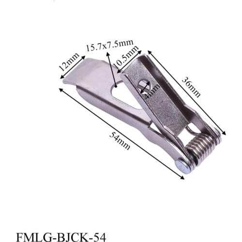 Manufacturer supplied 50mm flat steel spring for lighting LED panel clips