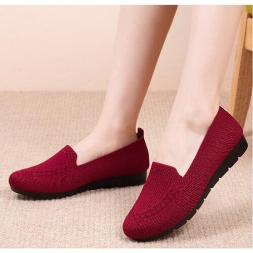 Autumn Hot Womens Flats Woman Shoes Comfort Ladies Shoe Loafers Female Breathable Mesh Slip On Casual Women Footwear tti8rf65