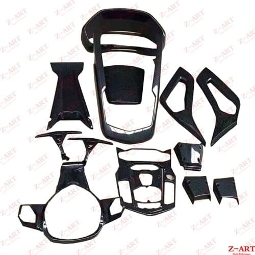 Z-ART carbon fiber interior trim for LP700 dry carbon fiber interior parts for Aventador carbon fiber dashboard parts for LP720