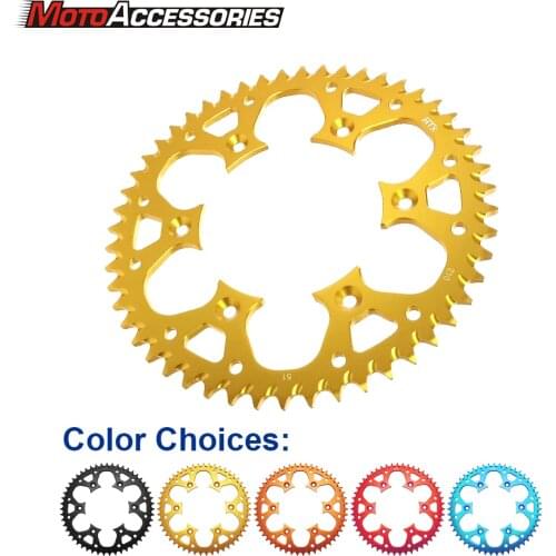 For Honda Off Road CR/CRF/XR Betamotor Off Road Aluminium Alloy 47T 48T 49T 50T 51T 52T 53T Rear Race Chain Sprocket
