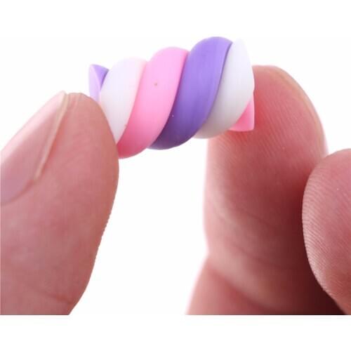 10pcs Jumbo Squishy Rainbow Marshmallow Squishy Super Slow Rising Cream Scented Original Package Phone Strap Squeeze Toy