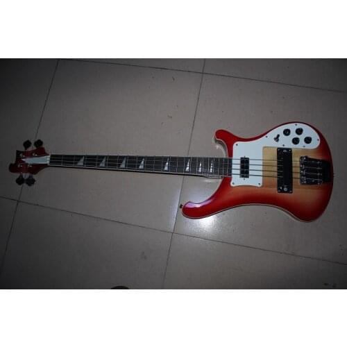 2018 new + factory + 4 string Rickenback 4003 fireglo electric bass cherry red finish 4 strings Ricken bass Free Shipping Bass