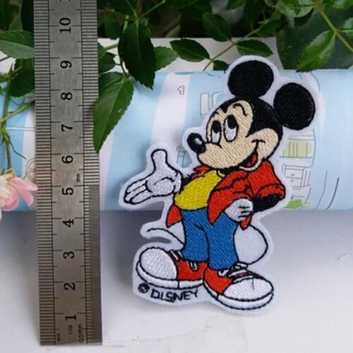 Disney Cartoon Mickey Mouse Patches Winnie Patches for Clothing Donald Duck Minnie Mouse Simba Goofy Iron on Patches Diy Patch