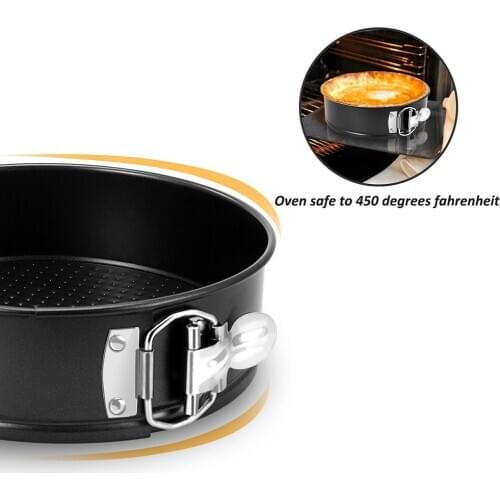 Gadget Cake Pan Elements 7 Inch Round Tin Baking Mold Tray Spring Loose