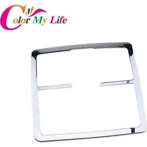 Color My Life ABS Chrome Reading Lamp Cover Reading Light Circle Lights Trim Sticker For Kia Sportage R 2012 - 2015 Accessories