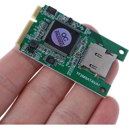 Micro SD TF Card to Mini PCI-E mSATA SSD Solid State Drive Adapter Converter for PC Computer Laptop Accessories