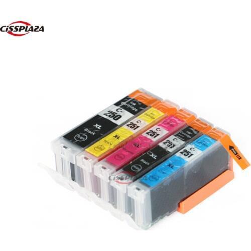 CISSPLAZA 10x Compatible ink Cartridge for IP7220 MG5420 MG5422 MX722 MX922 MG5520 MG6420 MG5522 MG5620 MG6620 IX6820 PGI250 251