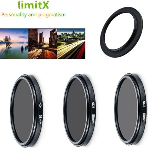 LimitX ND2 ND4 ND8 Neutral Density Filter Kit & Adapter Ring for Nikon Coolpix B700 P610 P600 P530 P520 P510 Camera