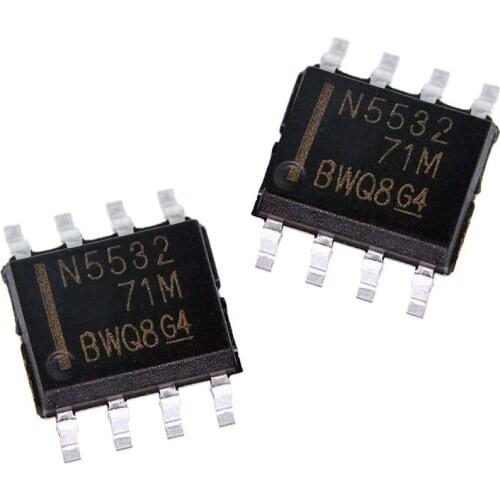 10-20PCS NE5532DR SOP8 NE5532 N5532 5532DR SOP-8 SMD New and Original IC Chipset