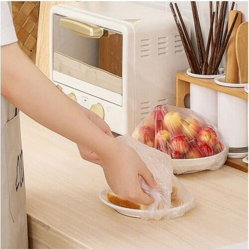 Food grade disposable plastic film cover leftovers fresh-keeping cover film self sealing plastic film cover bowl cover household