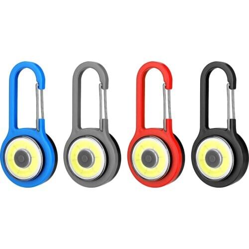 3 Modes COB Working Light Portable Bicycle Lights Outdoor Flashlight Warning Lights Hiking Backpacks Hanging Lamp Torch