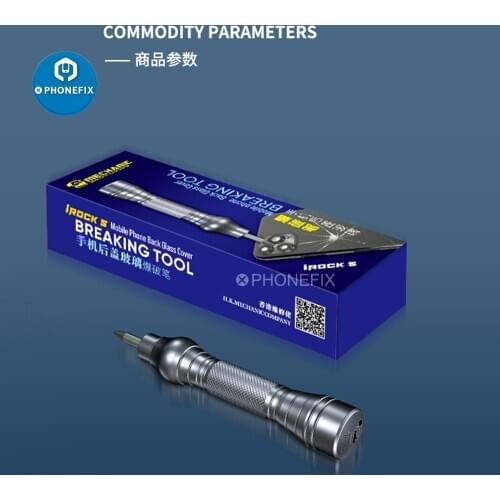 Mechanic iRock 5 Boulder iRock Back Glass Breaking Pen Disassembly for Mobile Phone Broken Back Glass Rear Cover Breaking Tool