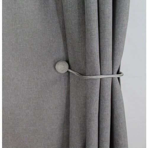 Grey Thicken Imitation Linen Shower Curtain Waterproof Bath Curtains For Bathroom Luxury Bathroom Curtains With 12pcs Hooks