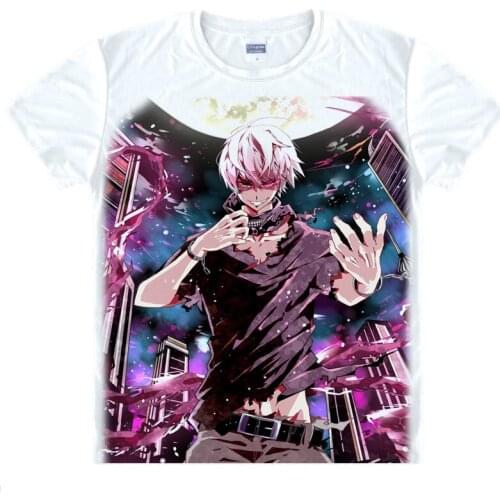 Tokyo Ghoul T-shirt kawaii Japanese Anime t-shirt Handmade Manga Shirt Cute Cartoon Ken Kaneki Cosplay shirt 40398938927 tee 104