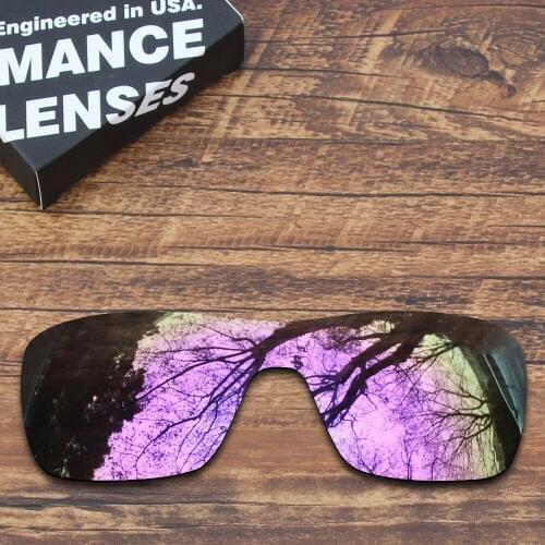 ToughAsNails Polarized Replacement Lens for Oakley Turbine Rotor Sunglasses Purple Mirrored (Lens Only)
