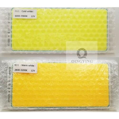 Ultra Bright 70W Warm White Cool White Flip LED COB Chip panel Light 12V DC Fishing Rod Lamp Cold White for Outdoor Camping Ligh