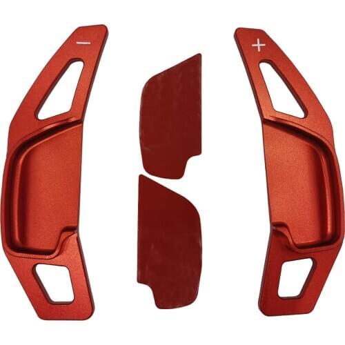 Aluminum Alloy Steering Wheel Shift Paddle for Toyota Camry 2012-2016,Corolla 2014-2018,Levin 2014-2018,Reiz 2010-2013 (red)