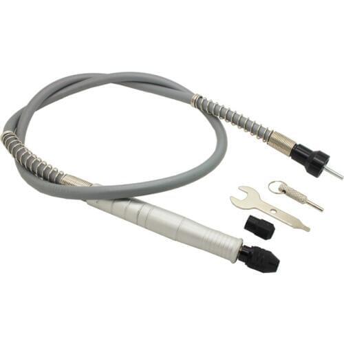 105Cm Universal Aluminum Flexible Shaft Grinder Flex with Keyless Chuck 1/8 Connector for Dremel 3000 4000