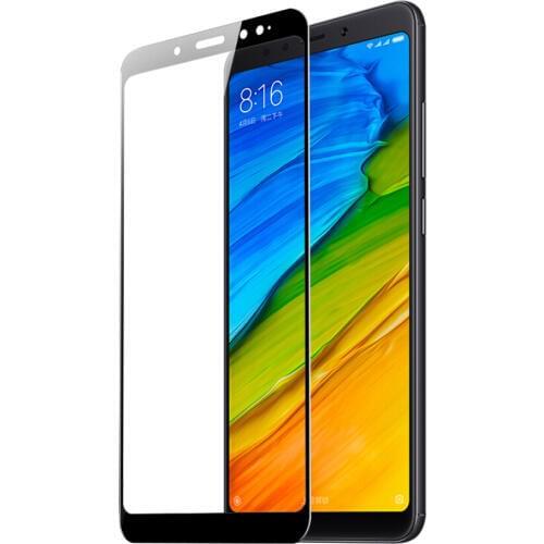 2PCS Full Gule Cover Glass for Xiaomi Redmi Note 5 5.99" Screen Protector Tempered Glass Protective Film Glass
