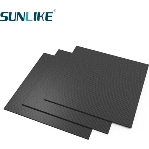 200mm X 300MM Matte Surface 3K Carbon Fiber Sheet Plate Panel 0.5mm 1mm 1.5mm 2mm 3mm 4mm 5mm High Composite Hardness RC Model
