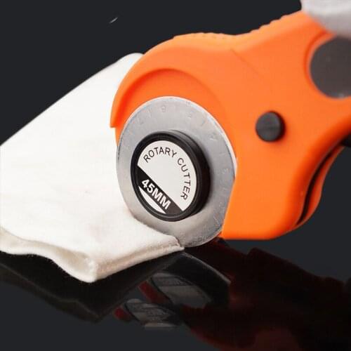 45mm Rotary Cutter Blades Fabric Circular Cutting Patchwork Leather Cutter Craft Knife Sewing Tool Leather Cutting Tools