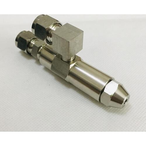 68mm 0.6/0.8/1.0/1.2/1.5/2.0/2.5mm Waste oil burner nozzle,air atomizing nozzle,fuel oil nozzle,full cone oil spray nozzle