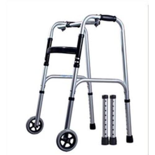 Aluminum alloy for the disabled to help line device fold old man step four feet walking stick to help rehabilitation equipment i