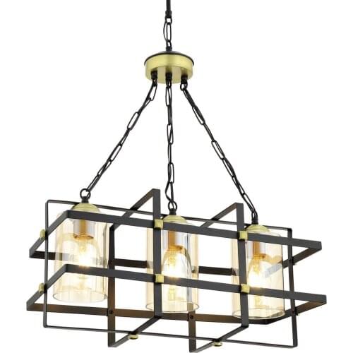 Eray Lighting 2073-3S Black Chandelier