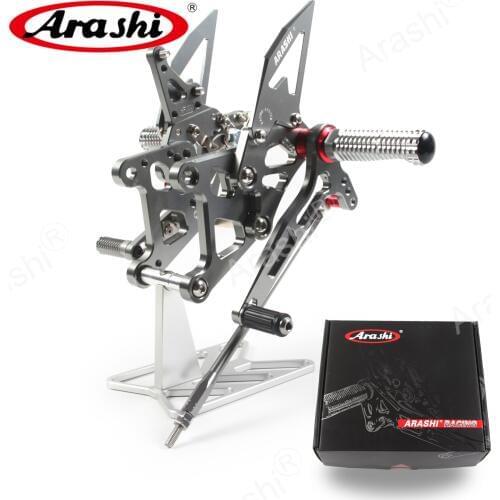 Arashi CNC Rider Rearset For HONDA CBR250R 2015 - 2018 Adjustable Footrest Foot Pegs CBR 250 R CBR250 250R 2016 2017 Motorcycle