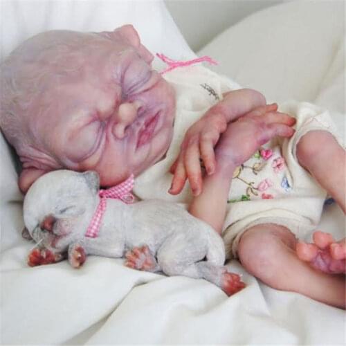 Bebe Reborn Kit 12 Inches Reborn Baby Vinyl Kit fairy Mini Beesley Elf Unpainted Unfinished Doll Parts DIY Blank Reborn Doll Kit