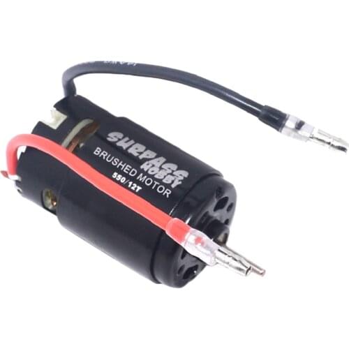 MagiDeal 550 Brushed Electric Motor with Fan for HSP HPI FS Kyosho Traxxas WLtoys 1/10 RC Crawler Car