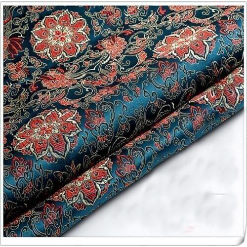 Brocade Fabric Damask Jacquard America style Apparel Costume Upholstery Furnishing Curtain DIY Clothing Material by meter