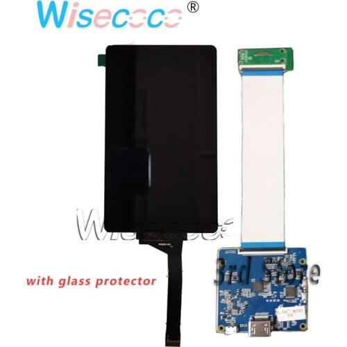 6 inch 2K 1620*2560 Monochrome LCD Glass Protector 3D Printer Projector Mono Display Driver Board High Transmittance