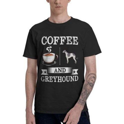 Male Greyhound T-Shirt Funny Whippet Sighthound Dog Lover Tshirt Short Sleeve Cool T Shirt Homme Cotton Tee Clothing