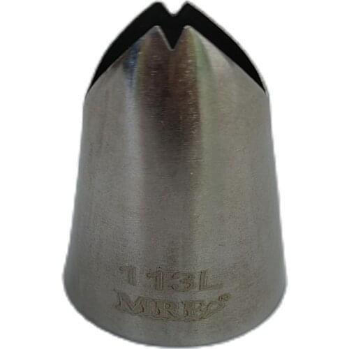 20pcs/lot)Free Shipping FDA High Quality Stainless Steel Large Leaf Cake Decorating Icing Nozzle #113L