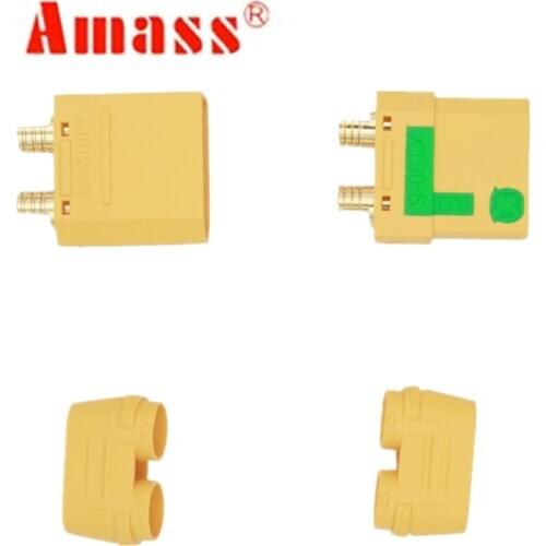 Original Amass 5 Pair XT90S XT90-S XT90 Connector Anti-Spark Male Female Connector for Battery ESC Charger Lead 30%Off