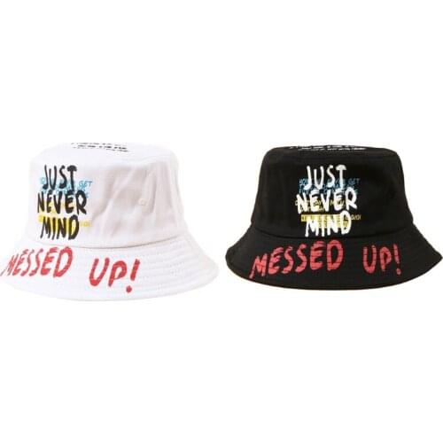 Fisherman Hat with Large Brim & Graffiti Pattern Bucket Hat Summer Casual for Vacation Holiday UV Isolation Foldable