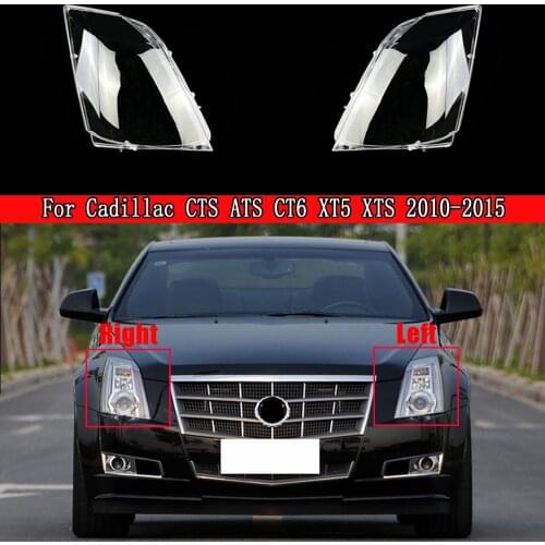 Headlight Lens For Cadillac CTS ATS CT6 XT5 XTS 2010~2015 Headlamp Cover Replacement Car Shell