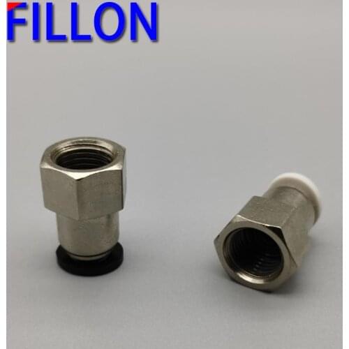 PCF Pneumatic Connector Quick Joint Fitting 10 12 mm Hose Tube 1/8" 3/8" 1/2"BSP 1/4" Female Thread Brass Air Pipe Fitting