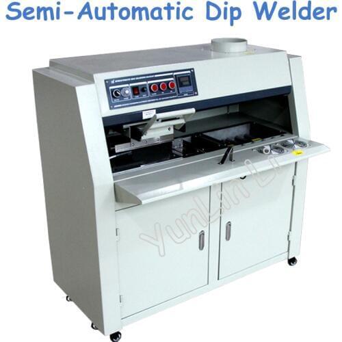 220V Semi-Automatic Dip Welder Lead-Free Flux Spray PCB Circuit Board Dip Tin Furnace ZB3525DG