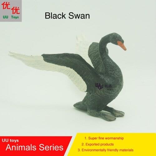 Hot toys:Black Swan simulation model Animals kids toys children educational props