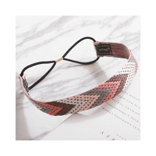 High Quality Vintage Bohemian Ethnic Embroidery Flower Headband For Women Girl Elastic Hair Band Retro Hair Accessories