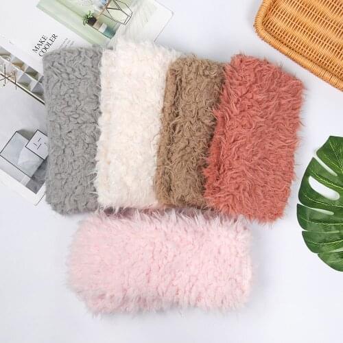 Newborn Baby Photography Props Blanket Wraps Stretch Knit Soft Cloth Accessories Basket Background Blanket Basket Filler