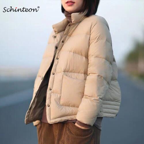 Schinteon Women's White Jackets
