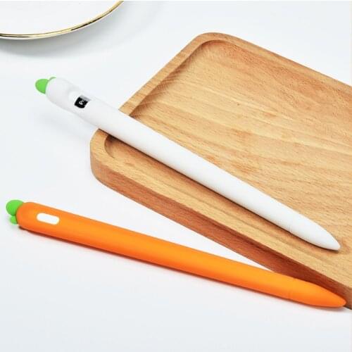For Apple Pencil1/2 Cute Fruit Silicone Pencil Case on For Apple Pencil 1 2 Protective Cover Tablet Touch Pen Suits for i Pad